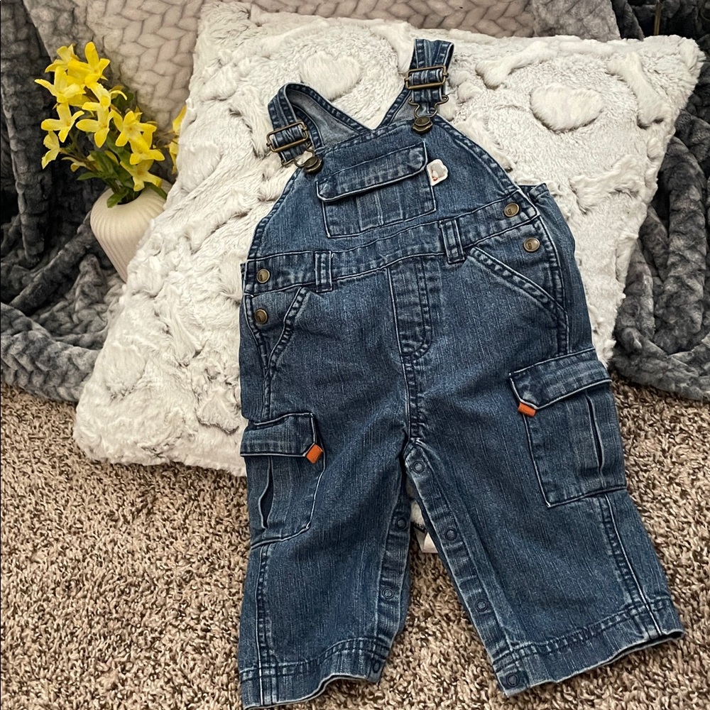 Baby Gymboree Blue Denim Classic Overalls size 24 months Barely Worn Adjustable